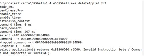 Uploading a JavaCard SIM Applet OTA: Overcoming Type Errors 